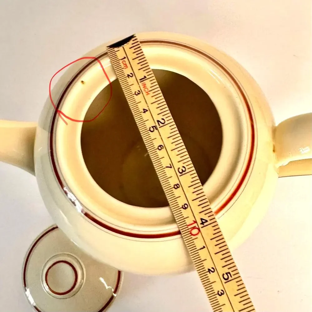 Edelstein Bavaria Ceramic Tea Pot Minimalist Atomic Mid Century Modern Germany